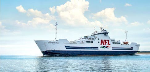 The MV Confederation passenger vessel.