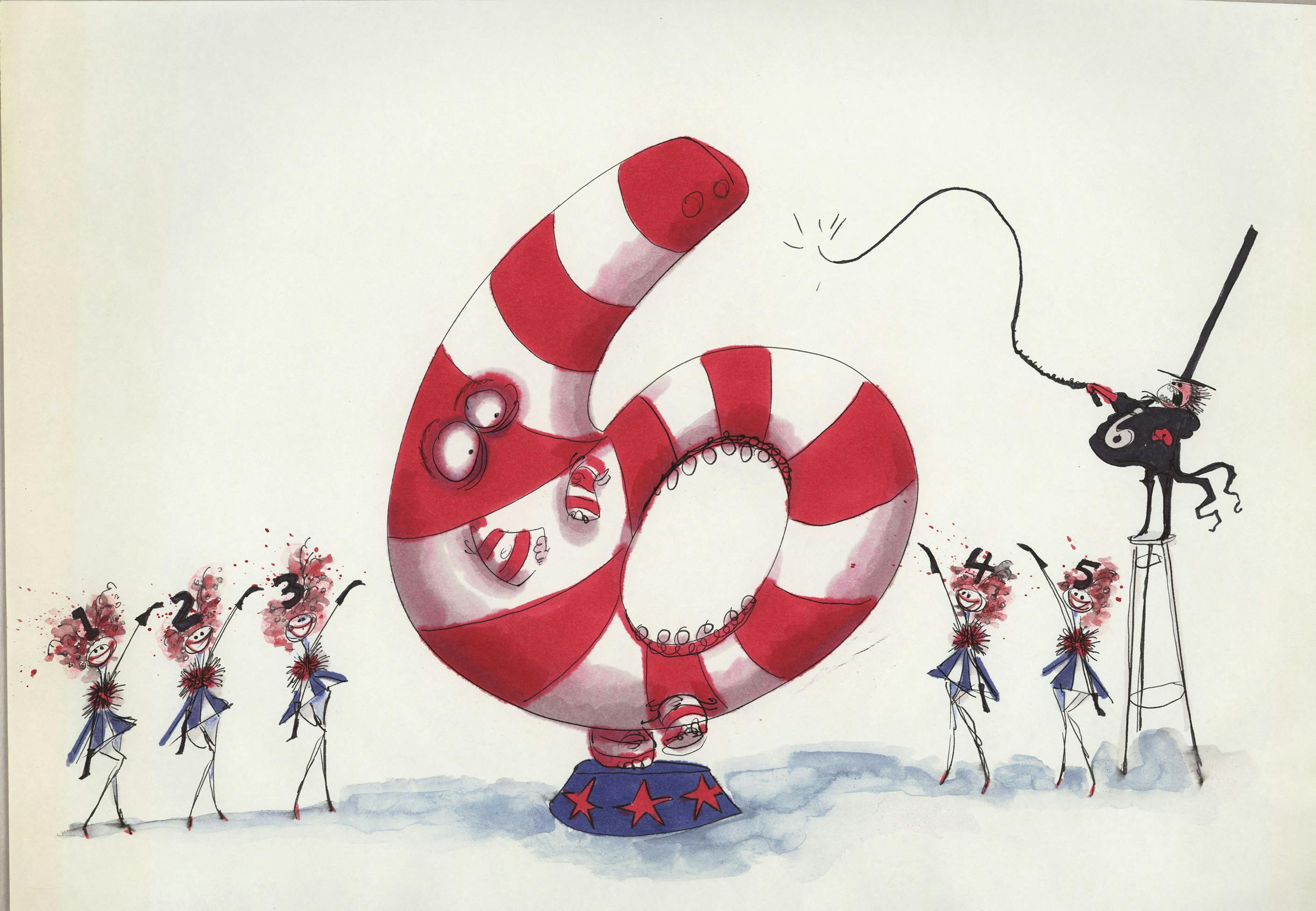 A Minute With Director Tim Burton showcases drawings calls