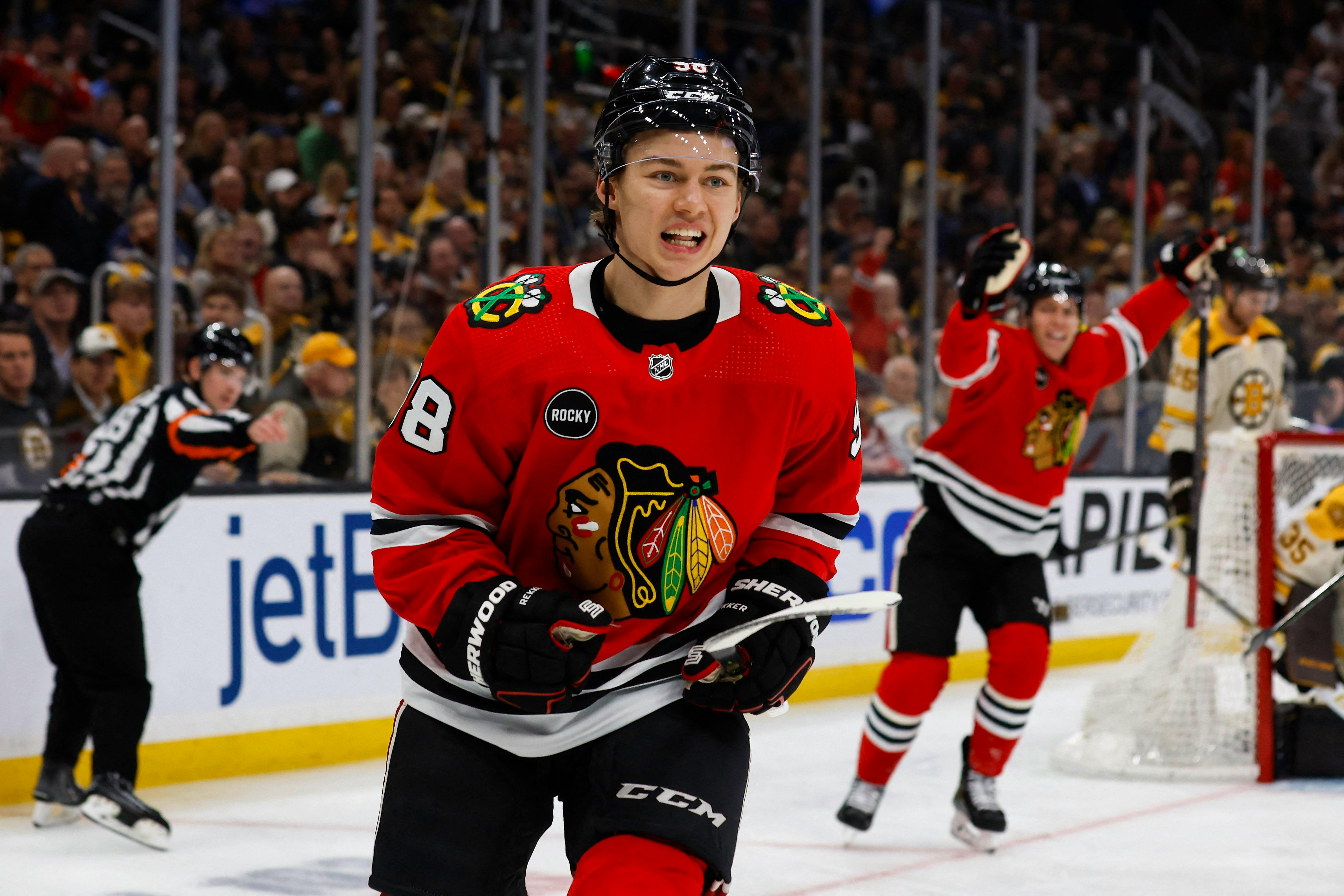 Connor Bedard skates in his first NHL exhibition game with the Chicago  Blackhawks
