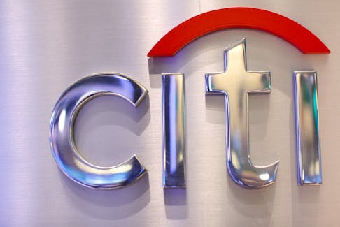FILE PHOTO: A Citi sign is seen at the Citigroup stall on the floor of the New York Stock Exchange, October 16, 2012. REUTERS/Brendan McDermid/File Photo