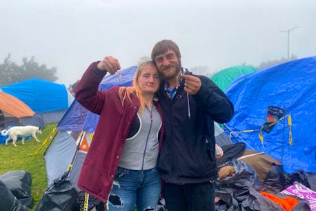 'This is a new beginning for us': Friday the 13th ended up being lucky for three couples living in tent city in St. John's