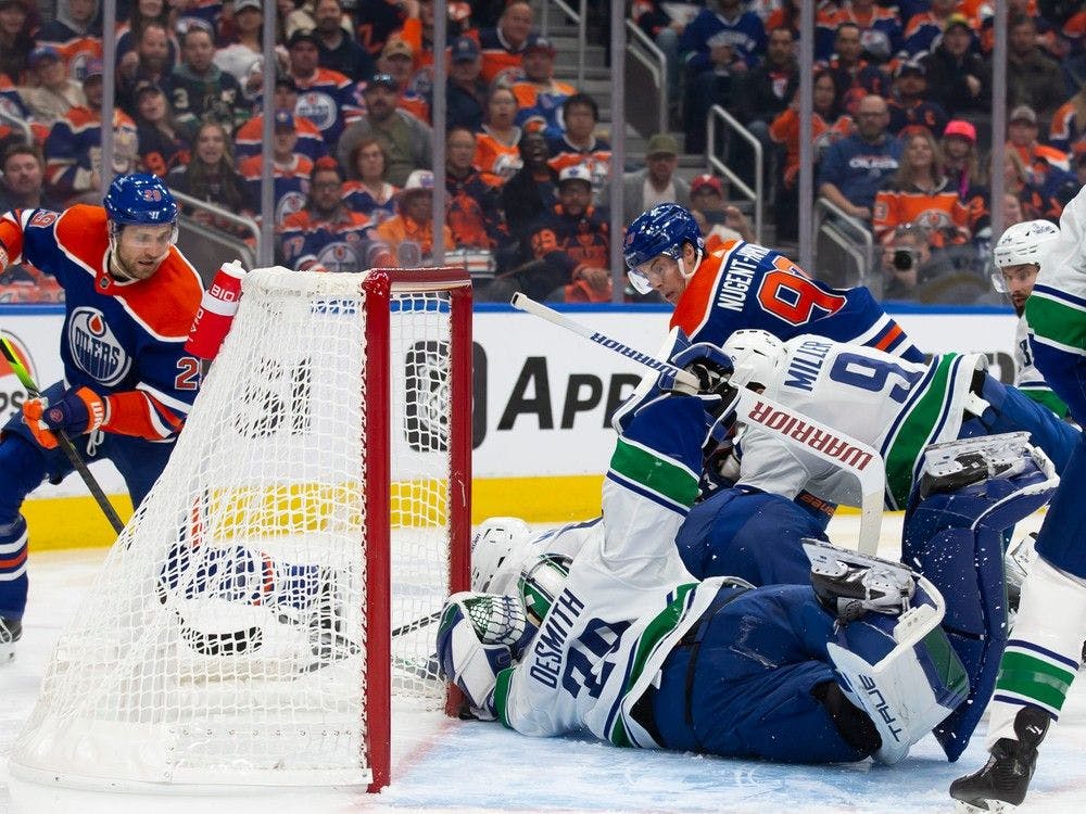 Canucks 4, Oilers 3: Gritty Road Win Backstopped By Battling Casey ...