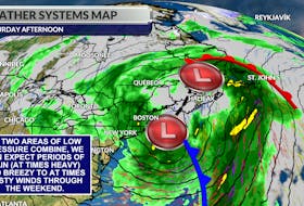 It will be another wet and, at times, breezy to windy weekend with low-pressure moving across the region.