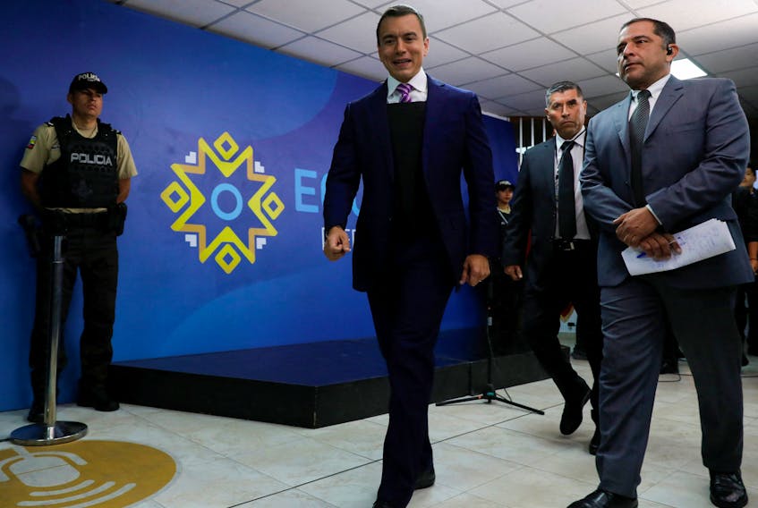 By Alexandra Valencia QUITO (Reuters) - Candidates vying for Ecuador's presidency agreed in a debate on Sunday on the need to beef up security in the Andean country but differed on how to improve the