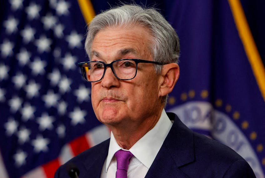 By Howard Schneider YORK, Pa. (Reuters) - The U.S. economy is still dealing with the aftermath of the COVID-19 pandemic, Federal Reserve chair Jerome Powell said during a meeting with community and