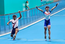 By Ian Ransom HANGZHOU, China (Reuters) - South Korean roller-skater Jung Cheol-won was left red-faced at the Asian Games on Monday when an early celebration cost his team a gold medal in the 3,000