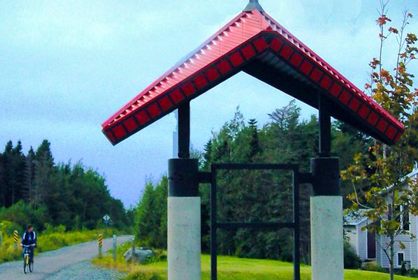 Gateway to Adventure: The Gander Pavilion serves as the welcoming entry point to the Trans Canada Trail in Gander, Newfoundland. Contributed.