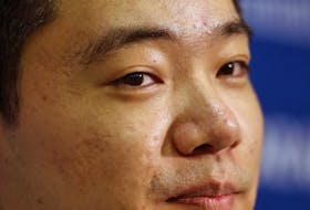 (Reuters) - Chinese snooker player Ding Junhui had to forfeit the opening frame for wearing the wrong trousers in his 4-3 victory over compatriot Ma Hailong at the English Open on Monday. The 36-
