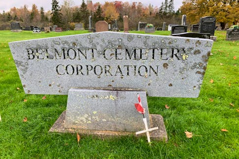 Two plant hangers belonging to the graves of Donna Jamieson's family at the Belmont cemetery were reported stolen to the RCMP. Contributed