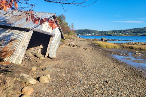 A beach near the end of the road in Norris Arm North, NL. I've walked this beach since I was a child, and the shack that stands upon it has been on borrowed time since I first stepped foot. Brendyn Creamer