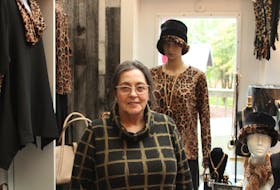 Owner Mary Gushue in The Vimy's charming boutique, a former chapter in the shop's storied history. - Cameron Kilfoy/The Telegram.