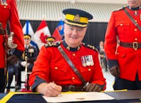 Dennis Daley was sworn in as Assistant Commissioner of Nova Scotia RCMP during the change of command ceremony on Oct. 25. - Contributed
