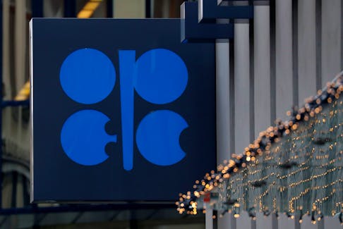 The logo of the Organisation of the Petroleum Exporting Countries (OPEC) sits outside its headquarters ahead of the OPEC and NON-OPEC meeting, Austria December 6, 2019.