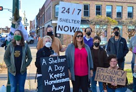 People showed up at Charlottetown council’s special meeting on Oct. 13 to show their support for a resolution that will see the province receive a permit to be able to operate an emergency homeless shelter at the former government garage on Park Street. - Dave Stewart