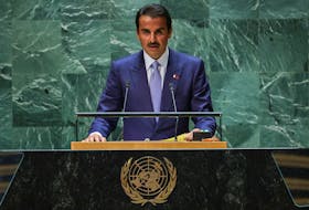 CAIRO (Reuters) - Qatar's Emir Sheikh Tamim bin Hamad al-Thani received a phone call from U.S. President Joe Biden in which the latter thanked Qatar for mediation that resulted in the release of a