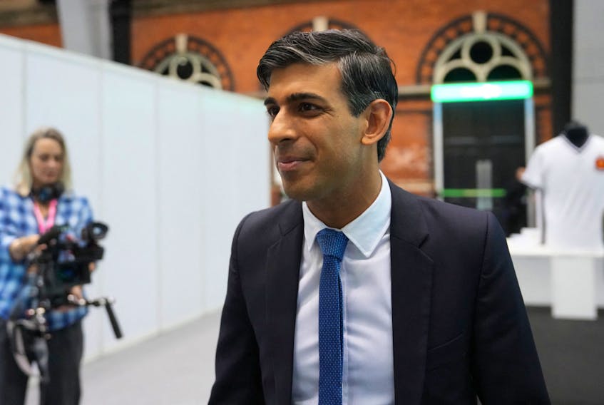 MANCHESTER, England (Reuters) - British Prime Minister Rishi Sunak will set out his mission to fundamentally change the country at his Conservative party's conference on Wednesday, promising to