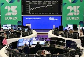 (Reuters) - European shares extended losses on Tuesday as a surge in U.S. Treasury yields and the dollar mounted pressure on risky assets like equities and commodities, while downbeat brokerage views