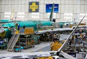 By Valerie Insinna WASHINGTON (Reuters) - Boeing plans to push production of its bestselling 737 narrowbody jet to a record of at least 57 per month by July 2025, reflecting rising orders and the