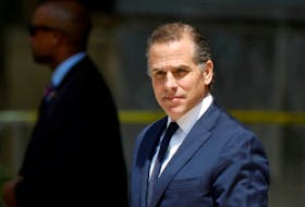 WILMINGTON, Delaware(Reuters) - President Joe Biden's son Hunter Biden is expected to plead not guilty on Tuesday to lying about his drug use while buying a handgun, in the first-ever criminal