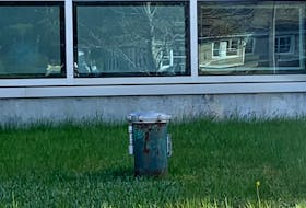 An abandoned well on the front lawn of the NSCC Shelburne campus is a candidate for a community well project that would provide a clean supply of drinking water for local residents. KATHY JOHNSON