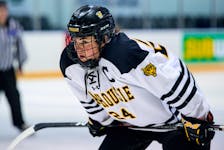 Dalhousie fourth-year forward and captain Isabella (Izzy) Weist and the Tigers open the 2023-24 Atlantic university women's hockey season on Wednesday evening at home against the Mount Allison Mounties at the Halifax Forum. - Trevor MacMillan / Dalhousie Athletics