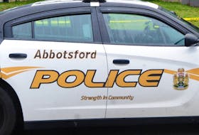 Abbotsford police arrested three men after a store was robbed in the 2800-block Gladwin Road Saturday night.