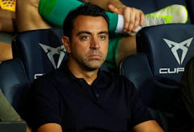 (Reuters) - Barcelona's Xavi Hernandez is taking things in his stride with the Spanish champions as he prepares to celebrate his 100th game as their manager at Porto in the Champions League on