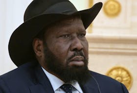 JUBA (Reuters) - South Sudan's President Salva Kiir has sacked central bank governor Johnny Ohisa Damian and other senior finance officials, state television announced, the second time he has removed