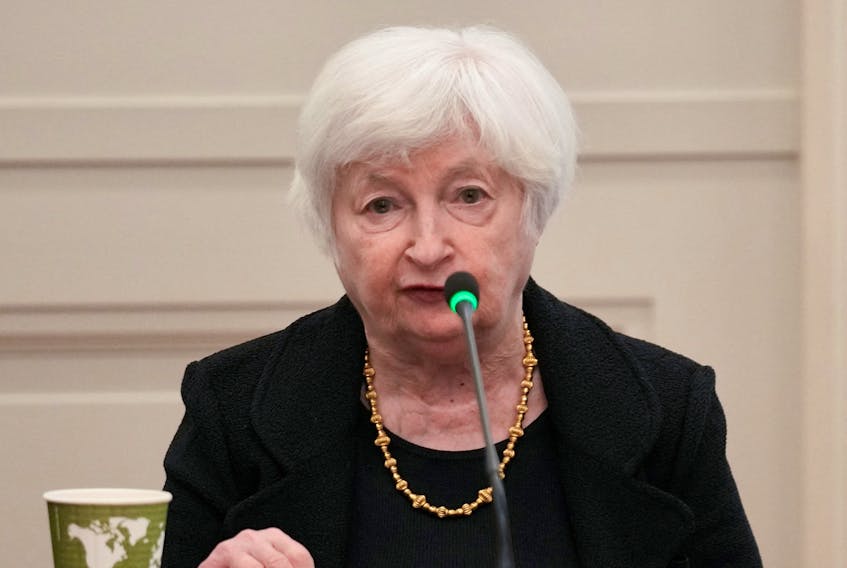 WASHINGTON (Reuters) - U.S. Treasury Secretary Janet Yellen said on Tuesday she was very optimistic about the outlook for the U.S. economy. Yellen also said interest rates would return to more normal