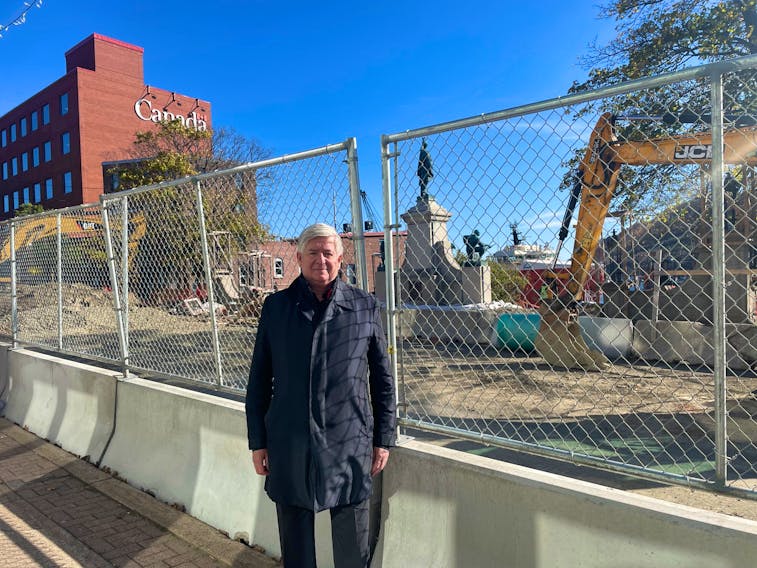Business owners on Duckworth Street surprised by road closure, upset over  lack of communication around war memorial project