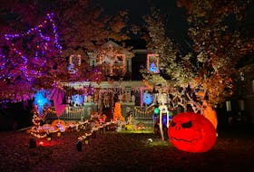 Pumpkins, skeletons and colourful lights at this Charlottetown home leave no doubt Halloween is just around the corner. Tristan Hood • The Guardian