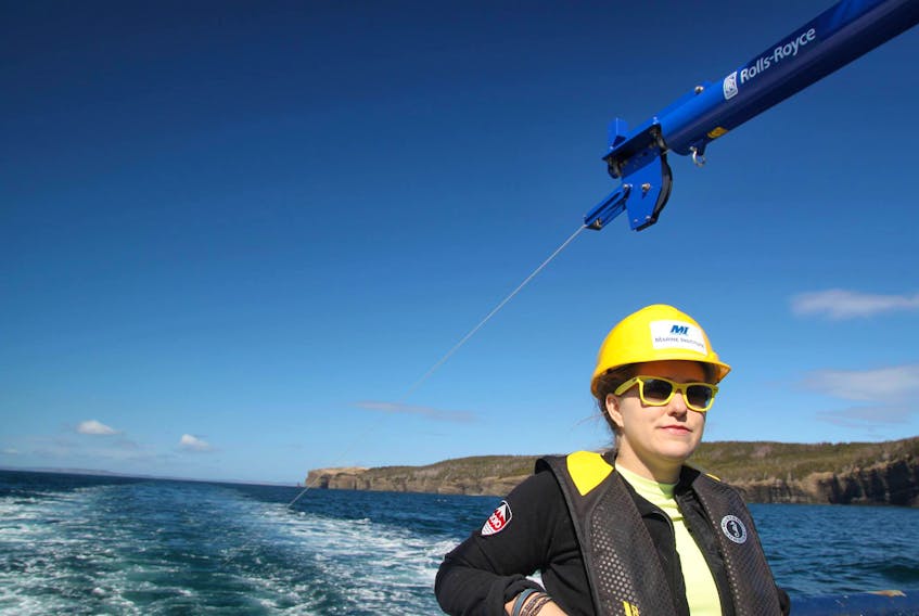 Sarah Walsh, a geomatics specialist with the Marine Institute, is contributing to the Seabed 2030 Project, an effort to complete mapping the entire ocean floor by 2030. – Contributed