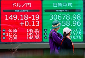 TOKYO (Reuters) - The Bank of Japan's money market data showed on Wednesday that Japan likely did not intervene in the currency market a day earlier, as the current account balance was projected to be