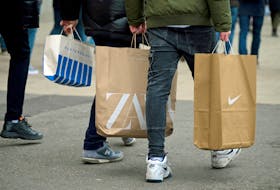 BRUSSELS (Reuters) - Euro zone retail sales fell much more than expected in August, data showed on Wednesday, pointing to weaker consumer demand as inflation remains high. The European Union's