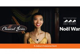 Noël Wan brings her world-class harp performance to St. Andrew's Presbyterian Church in Pictou on Oct. 12.