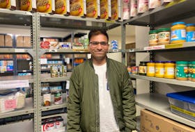 Punit Choubey is president of Memorial University's Campus Food Bank. He says some students are going hungry as the cost of living rises. Jenna Head • SaltWire