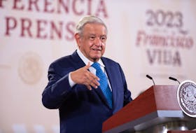MEXICO CITY (Reuters) - Mexican President Andres Manuel Lopez Obrador said on Wednesday he hoped to have a proposal within 15 days regarding a 2014 chemical spill in the Sonora River by mining and