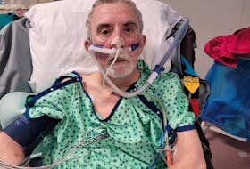 Dan MacDonald of Westmount, after being in the intensive care unit for 55 days, required a CPAP machine before medical experts would allow him to safely be discharged from the Cape Breton Regional Hospital. Donors of the Cape Breton Regional Hospital Foundation made this a possibility. CONTRIBUTED