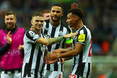 By Peter Hall NEWCASTLE, England (Reuters) - A rampant Newcastle United put in a stellar showing to secure a superb 4-1 victory over French champions Paris St Germain in their first Champions League