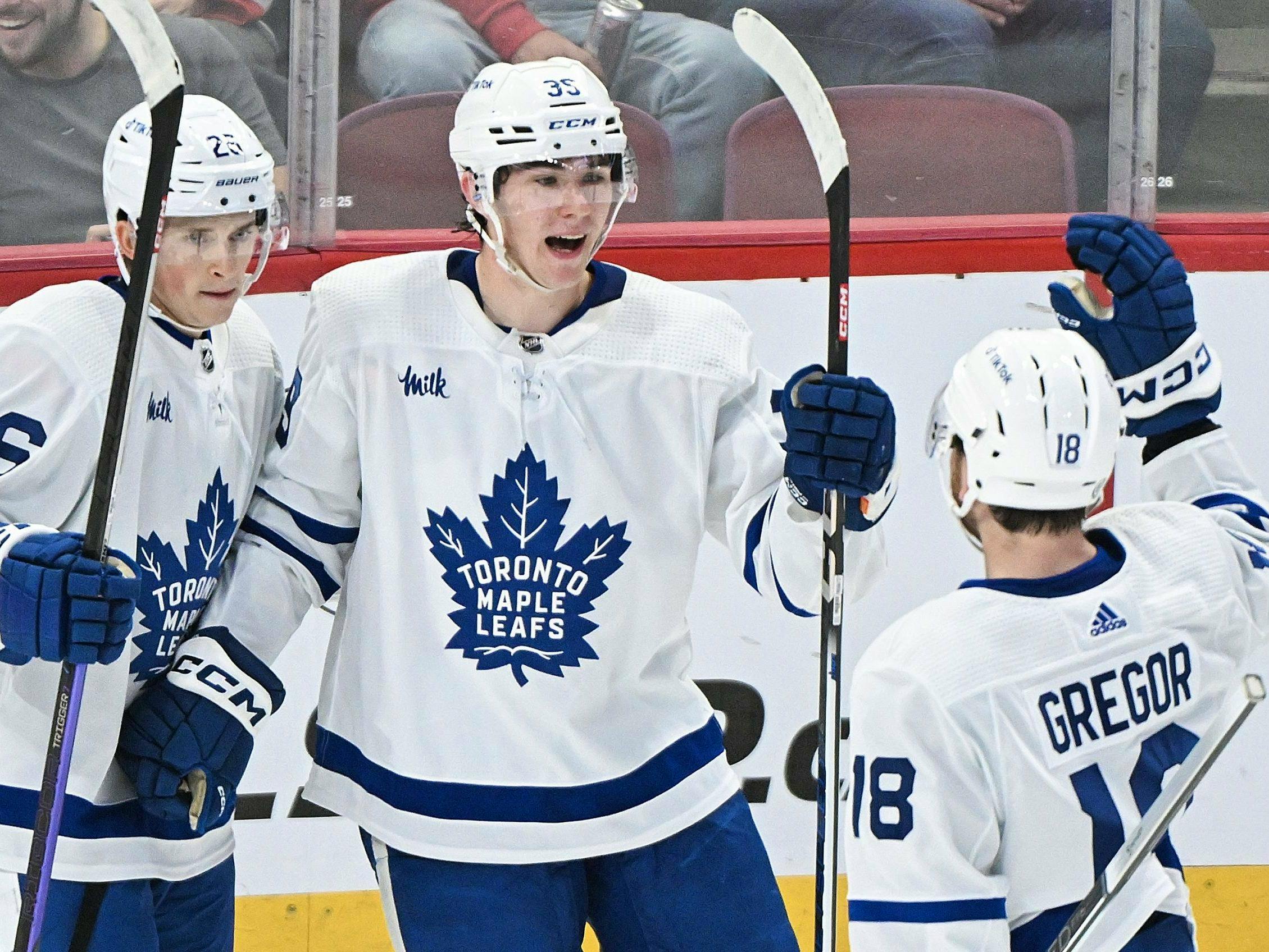 Toronto Maple leafs sign top pick Fraser Minten to three-year contract