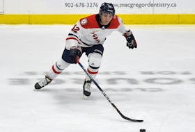 Brady Burns joins the Acadia Axemen, coached by his father Darren Burns, after five stellar seasons with the QMJHL's Saint John Sea Dogs. - PETER OLESKEVICH / ACADIA ATHLETICS
