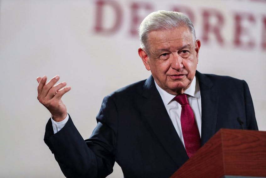 MEXICO CITY (Reuters) - Mexican President Andres Manuel Lopez Obrador on Thursday rejected U.S. plans to build new sections of wall at the U.S.-Mexico border ahead of high-level meetings with U.S.