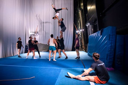 By Lucila Sigal BUENOS AIRES (Reuters) - Mimicking soccer moves and with a musical backdrop overlaid with enthusiastic TV commentary, Cirque du Soleil launched a show in Buenos Aires this week that
