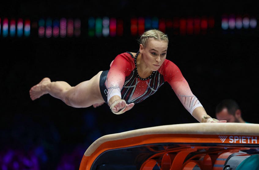 🎉 GymCan is proud to annonce it's 2023 Women's Artistic Gymnastics World  Championship Team! 🇨🇦 Ellie Black (Halifax Alta, NS) Aurelie…