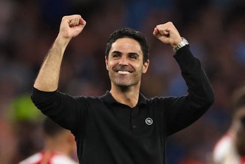 By Peter Hall LONDON (Reuters) - Arsenal coach Mikel Arteta said their first victory over champions Manchester City in eight years on Sunday sends a message to his team that they must keep believing.