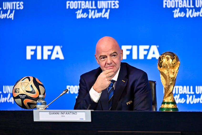 (Reuters) - Saudi Arabia announced it took the second step to bid for 2034 World Cup by submitting a letter of intent to host the event to world soccer governing body FIFA on Monday. "Last week we