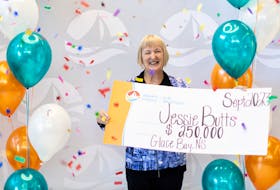 Jessie Butts, of Glace Bay, N.S., has won the Atlantic Lottery's Hit or Miss top prize of $250,000. Contributed