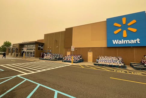 View of Walmart's newly remodeled Supercenter, in Teterboro, New Jersey, U.S., June 7, 2023.