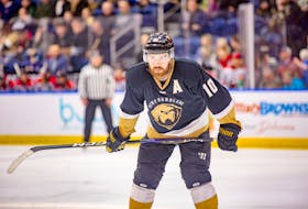 St. John’s native Zach O’Brien is headed back to the Newfoundland Growlers after he was let go by HC Slovan Bratislava this week. O’Brien returns to the club as its leader in several categories. Jeff Parsons/Newfoundland Growlers