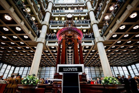 A view shows the Lutine Bell during an event to mark accession of Britain's King Charles at the Lloyd's Building in the City of London, Britain, September 15, 2022.